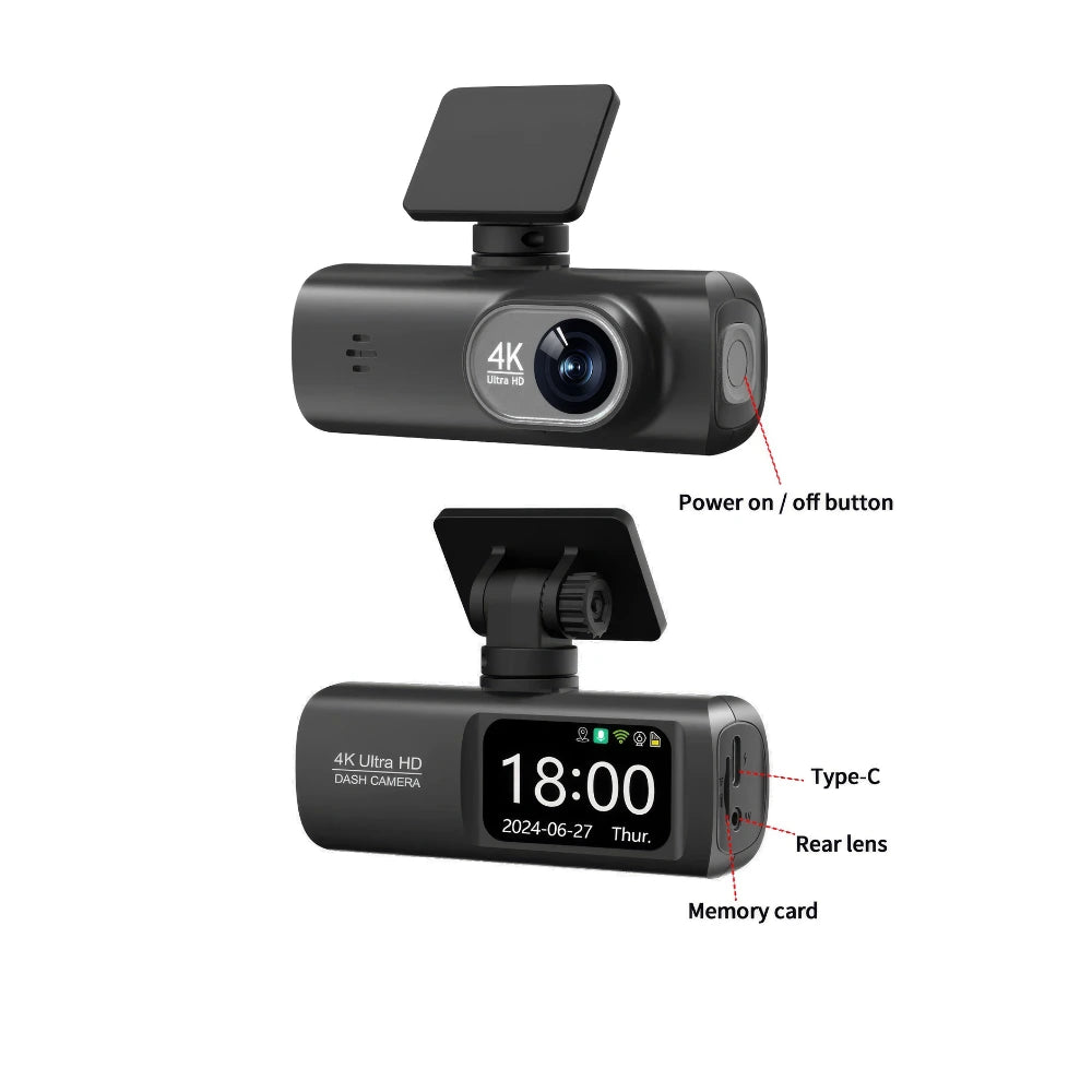 4K Front Dash Cam | Norvik Go