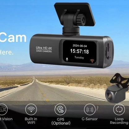 Norvik V22 4K Dual Dash Cam — Complete Kit
