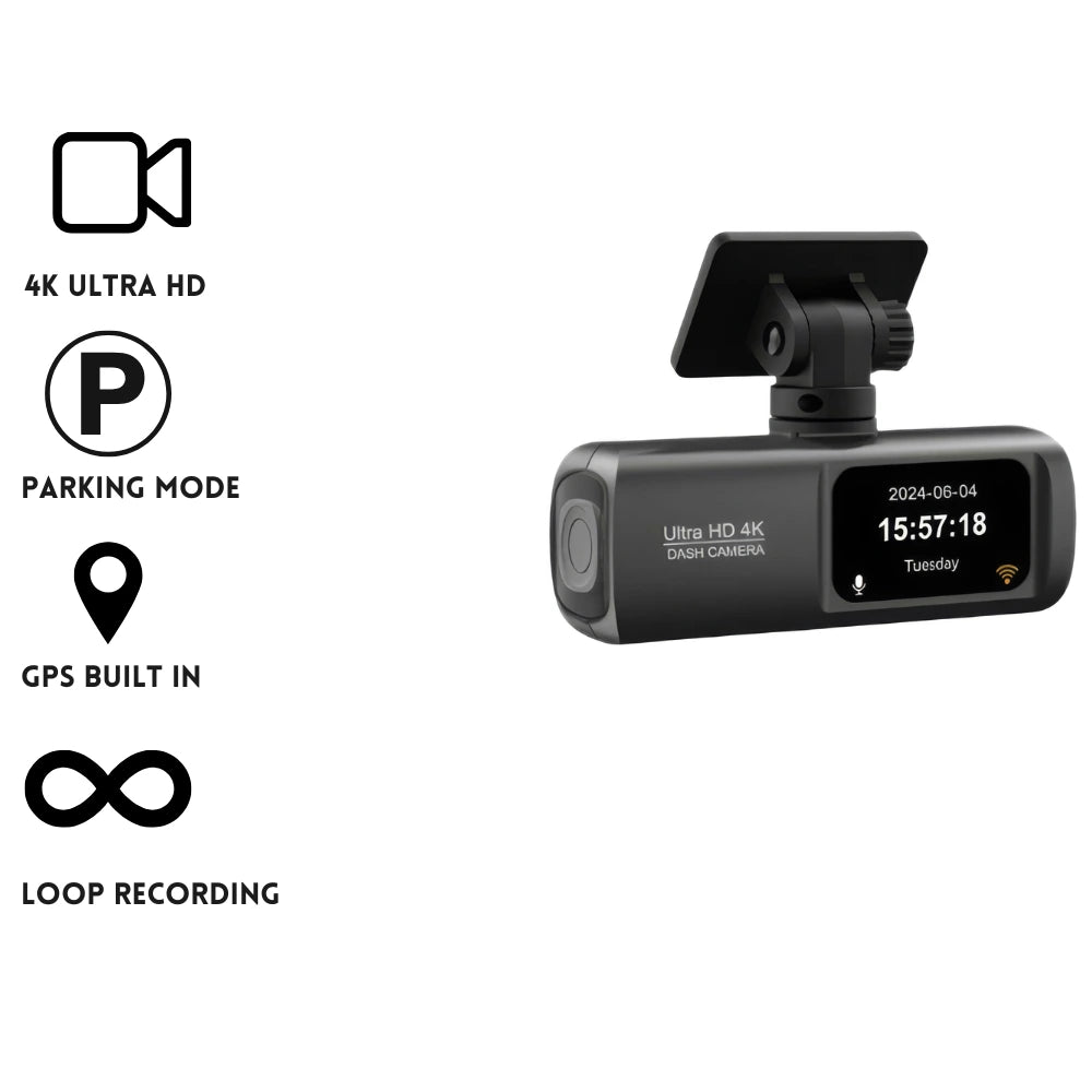 4K Front + Rear Dash Cam | Norvik Pro