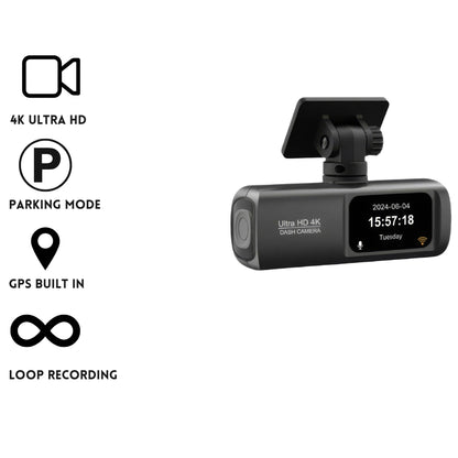 4K Front + Rear Dash Cam | Norvik Pro