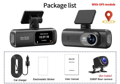 Norvik V22 4K Dual Dash Cam — Complete Kit