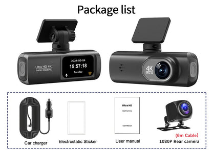 Norvik V22 4K Dual Dash Cam — Complete Kit